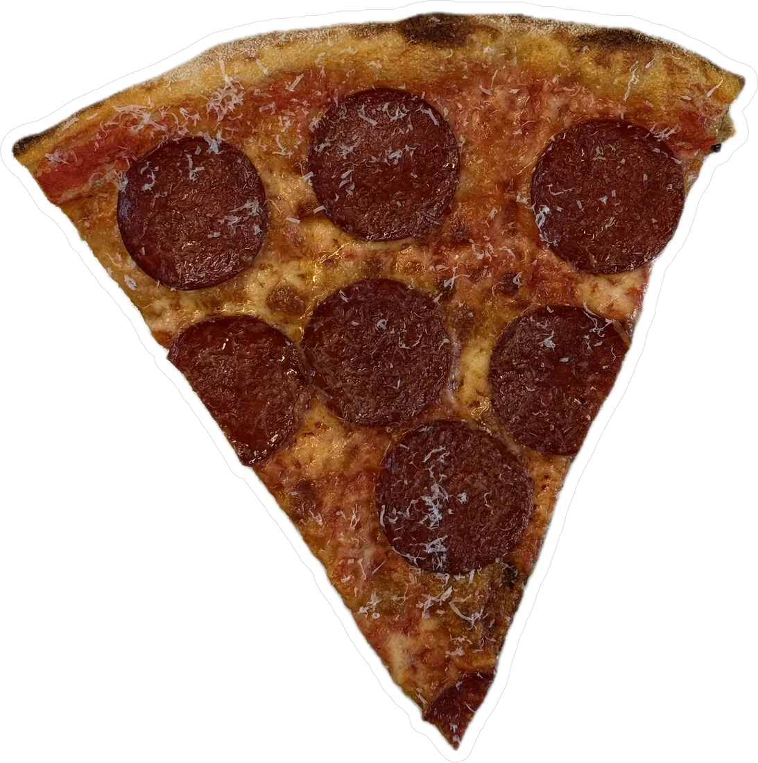 New York style pizza slice